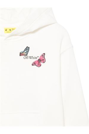 Arrow Butterfly Hoodie OFF WHITE KIDS | OGBB002S25FLE0050110